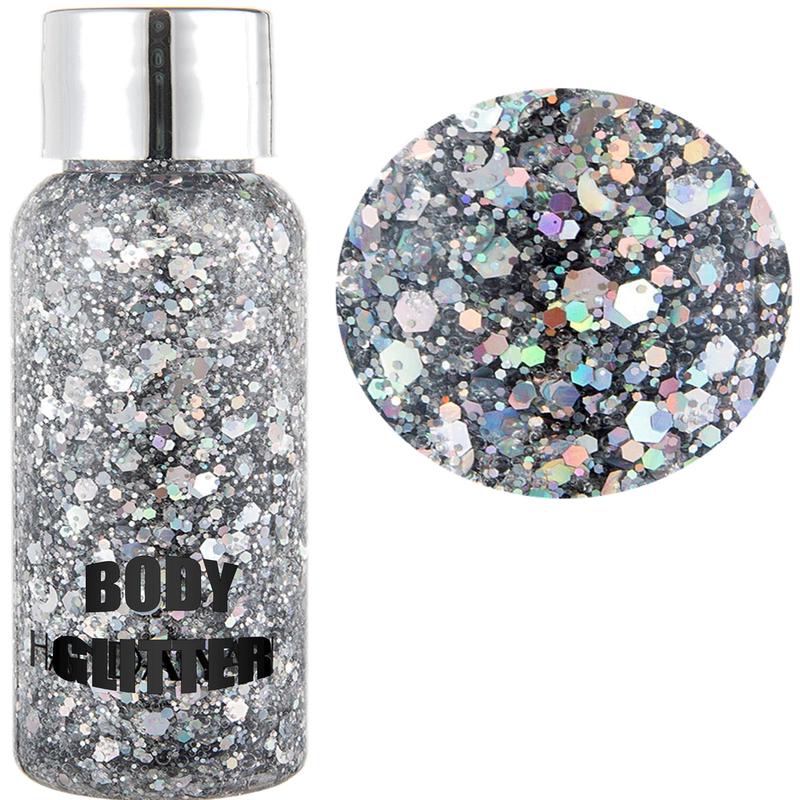 Body Glitter Gel - SILVER