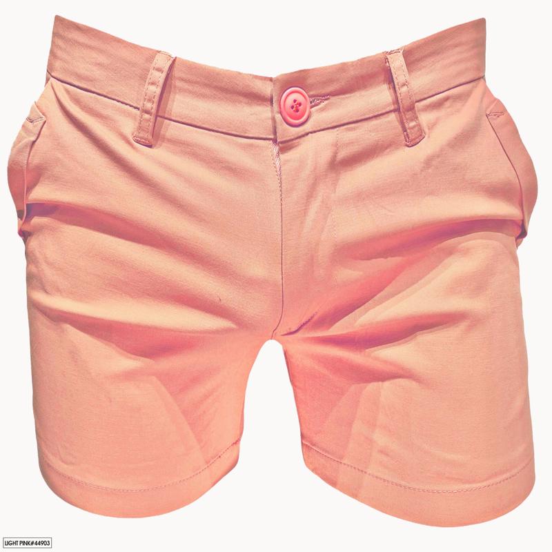 Chino Short Shorts - Light Pink