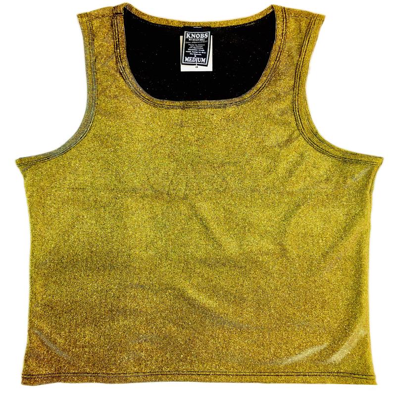Glitter Tanks- Gold