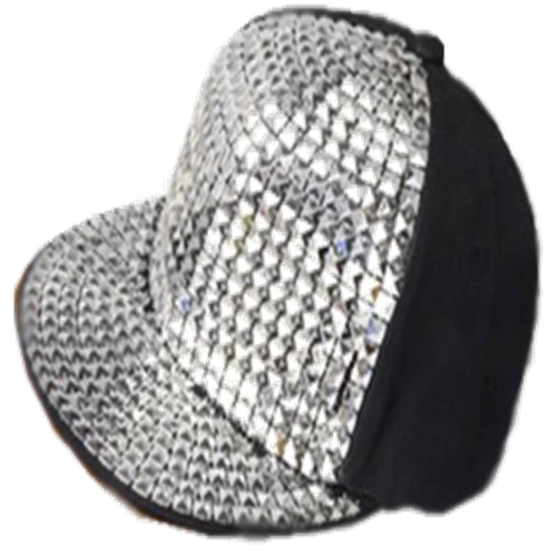 Pyramid Studs Cap - SILVER