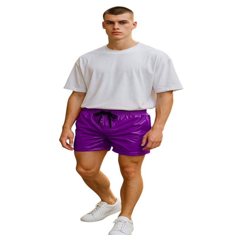 High Gloss Shorts - Purple