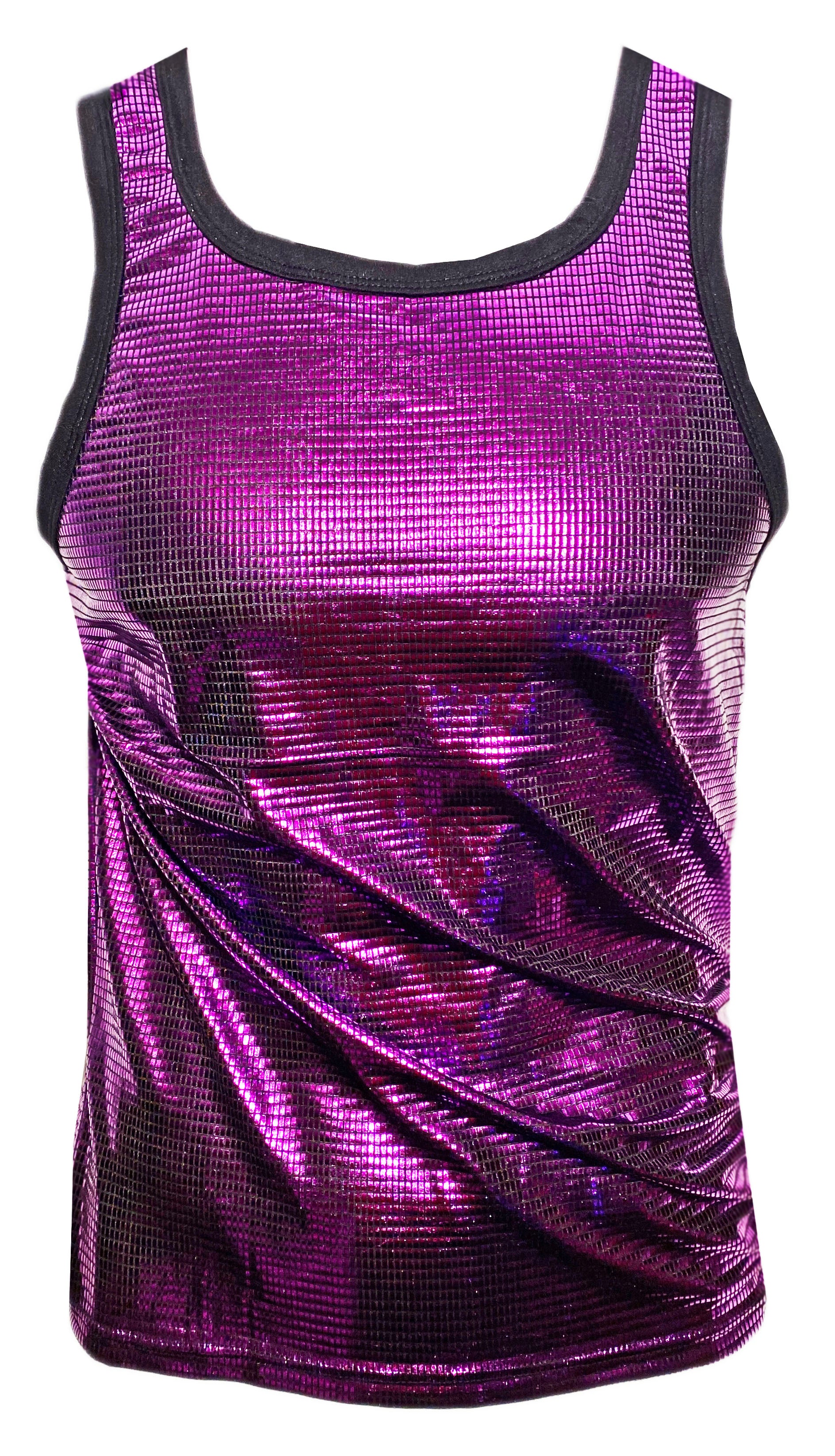 Metallic Disco Ball Tank - Purple