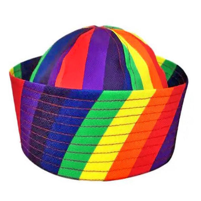 Rainbow Sailor Hat