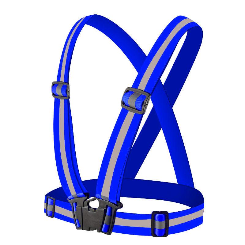 Reflective Elastic Harness - Blue