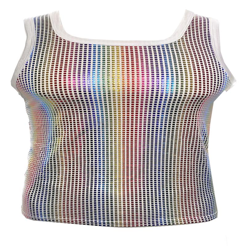 Disco Queen Tank - White