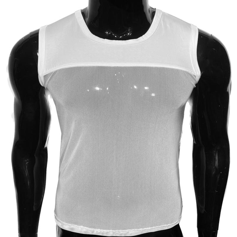 Sexy Mesh & Cotton Tank