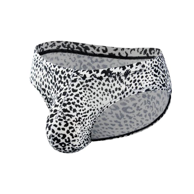 Animal Print Bikini - White Leopard