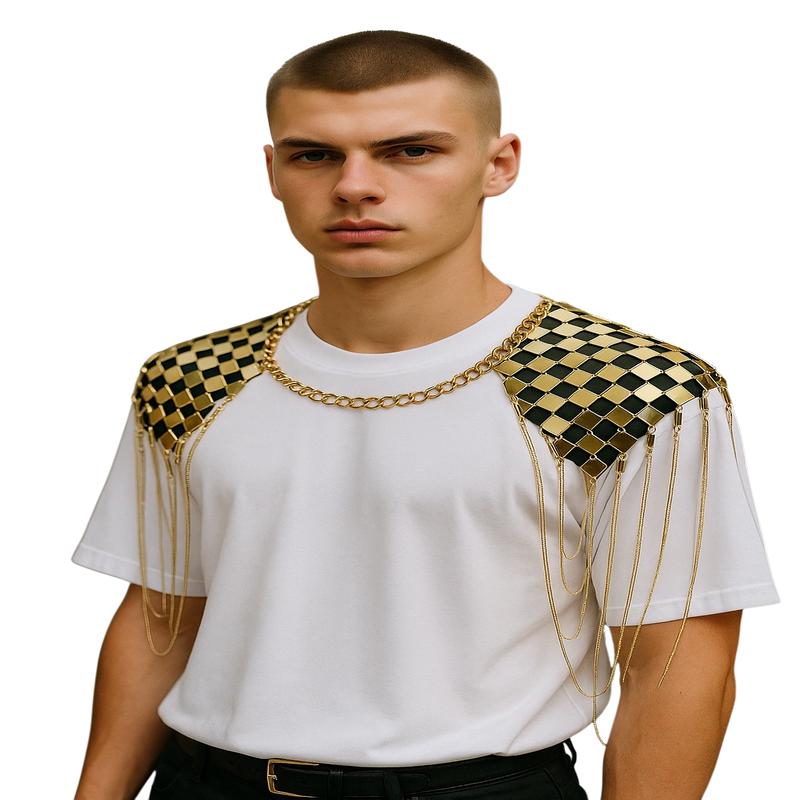 Shoulder Tassel Necklace - Gold