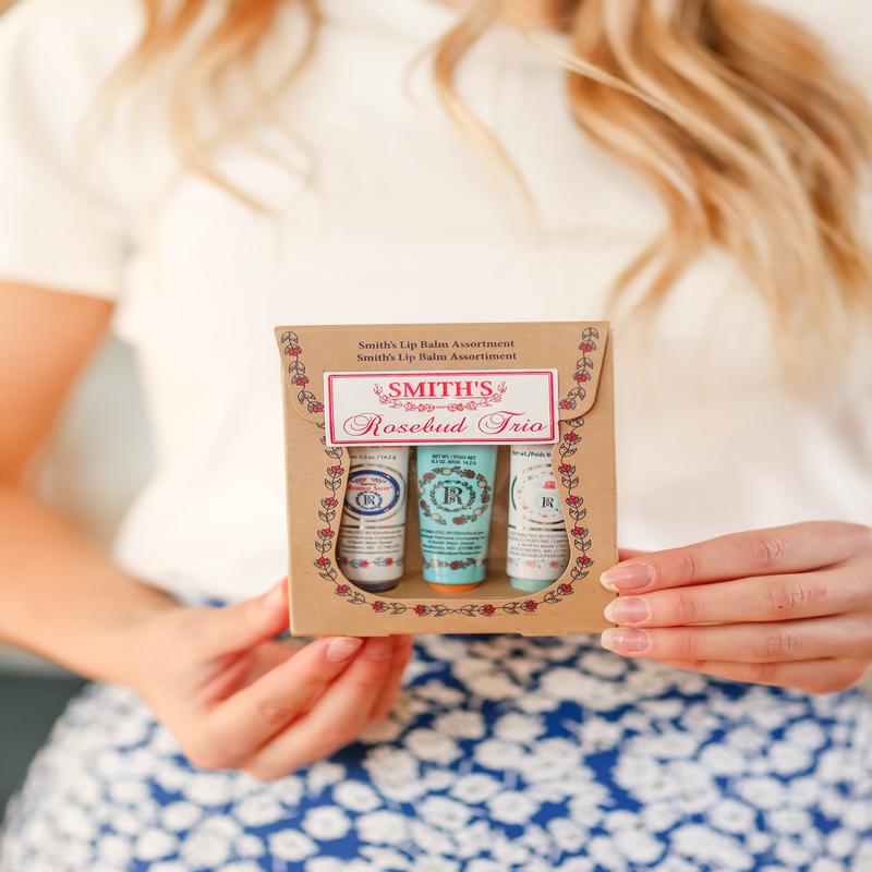 Smith's Rosebud Lip Balm Trio 0.5 oz Tubes