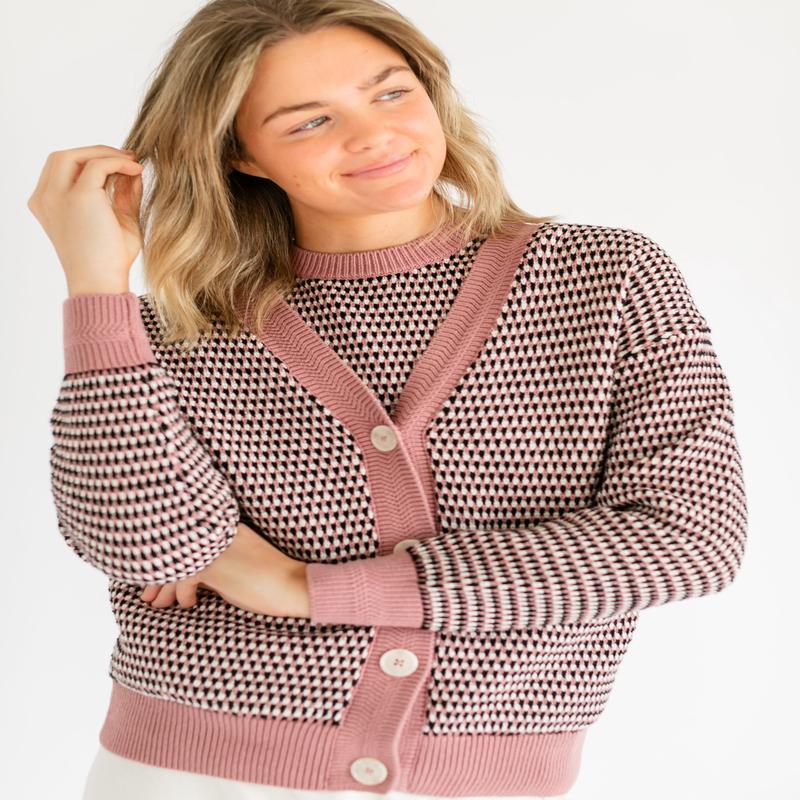 VARLEY Tiffany Textured Knit Cardigan