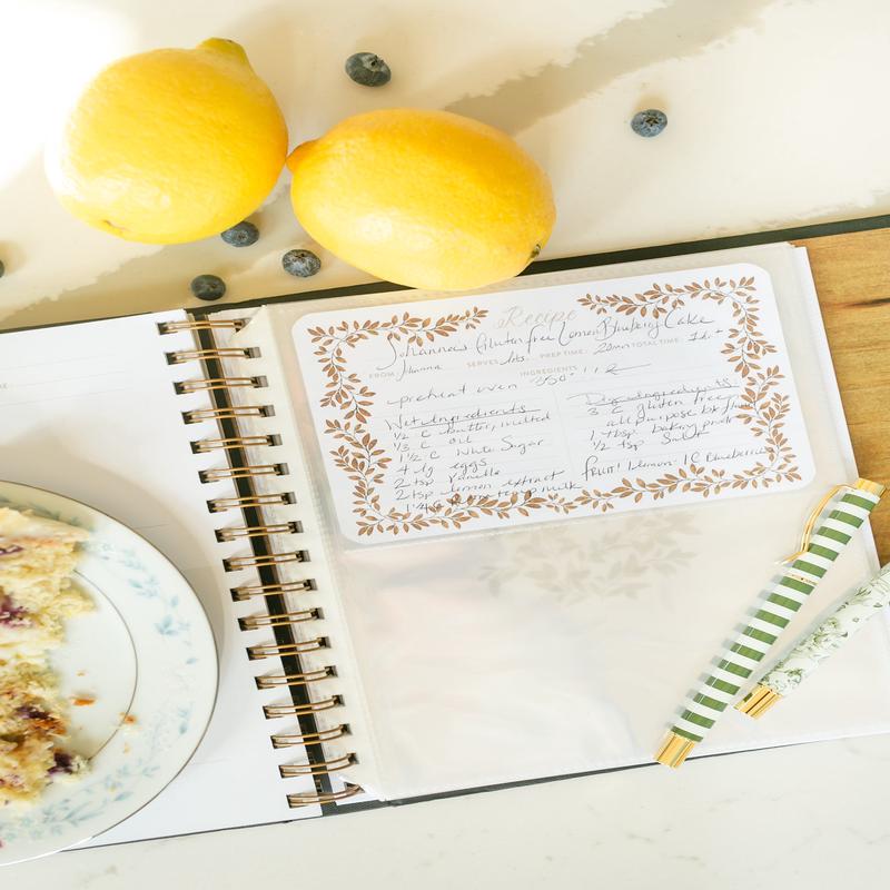 Around Our Table: Blank Recipe Book with Recipe Cards