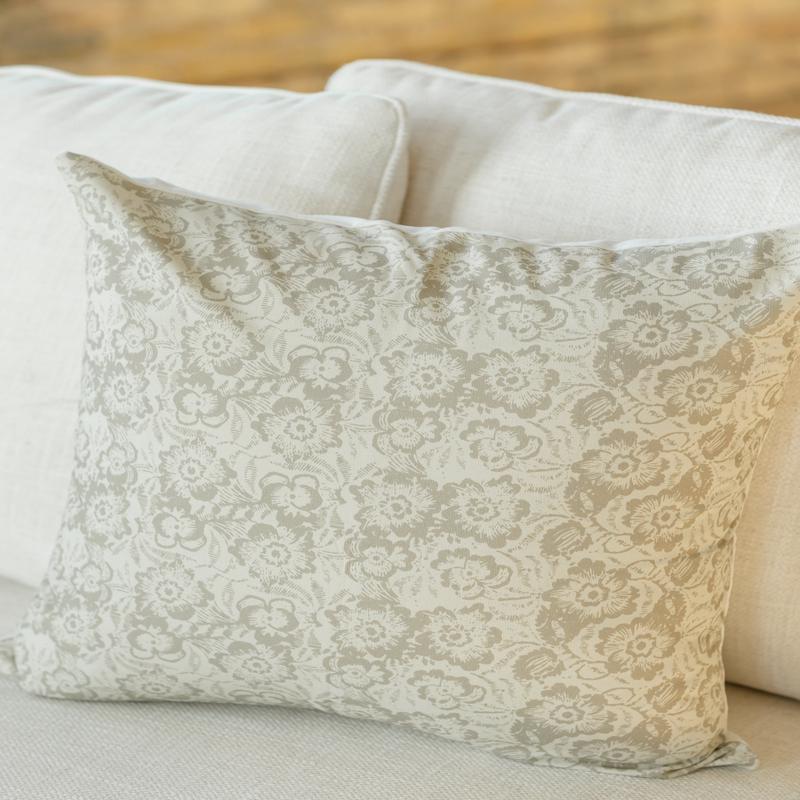 Flora Print Throw Pillowcase - FINAL SALE