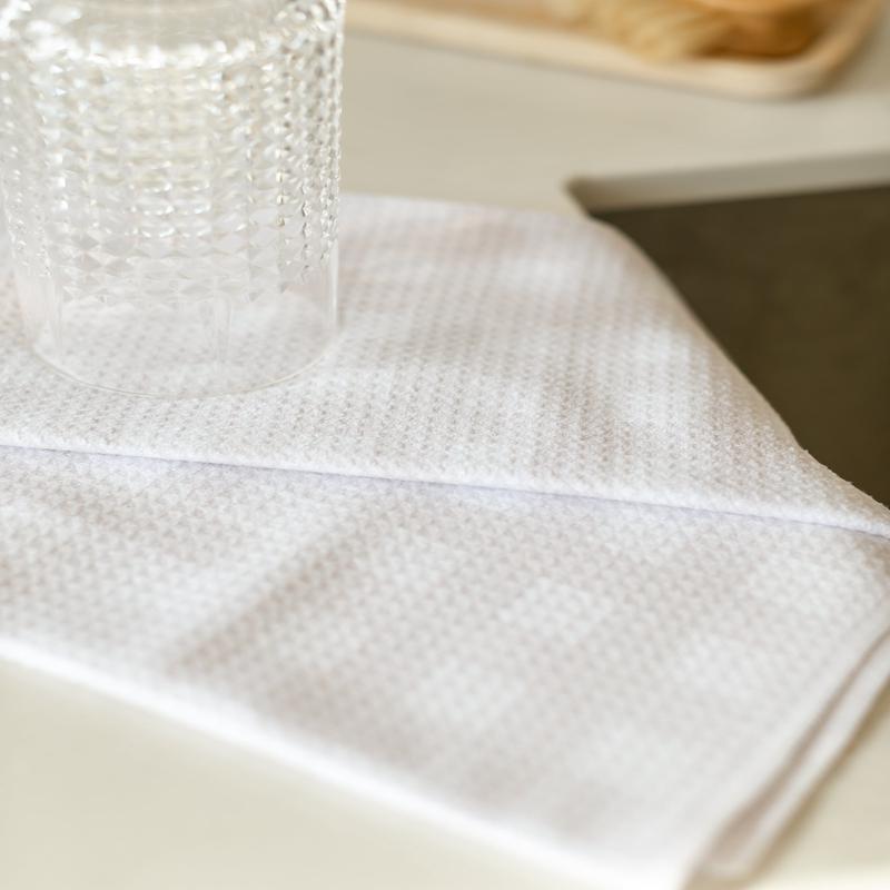 Geometry Gigi Gingham Kitchen Waffle Tea Towel