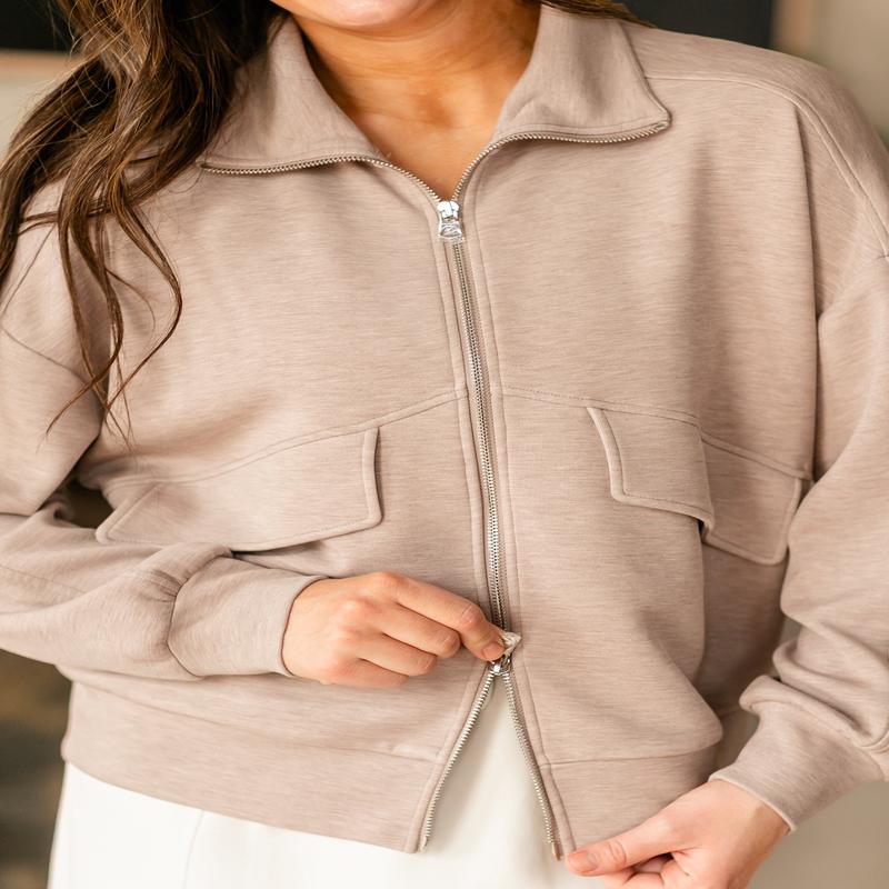 VARLEY Garcia Zip Through Sweatshirt