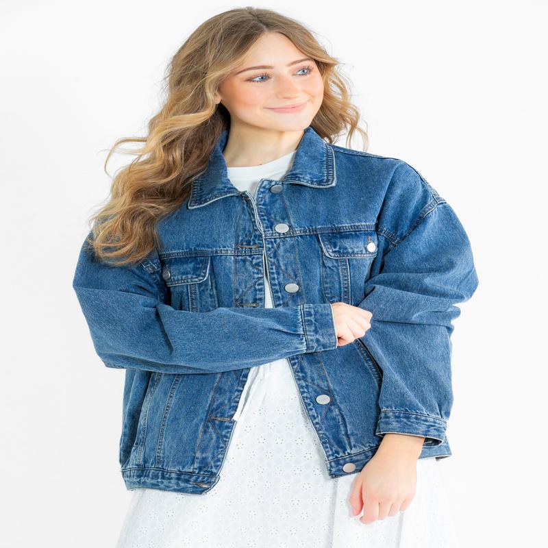 Dark Wash Denim Jacket - FINAL SALE