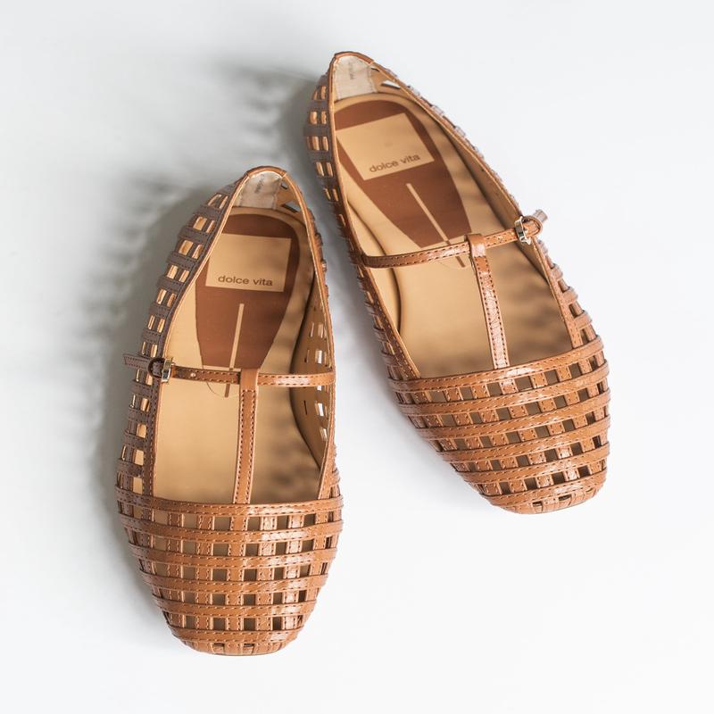 Dolce Vita Rains Ballet Flats Saddle Stella - FINAL SALE