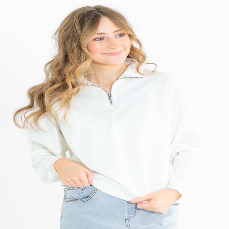 Farah Half Zip Long Sleeve Sweatshirt - FINAL SALE