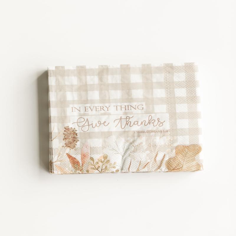 Give Thanks Paper Napkins 20 ct