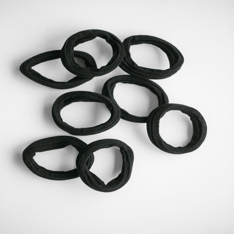 KITSCH Recycled Seamless Hair Elastics 8pc Set