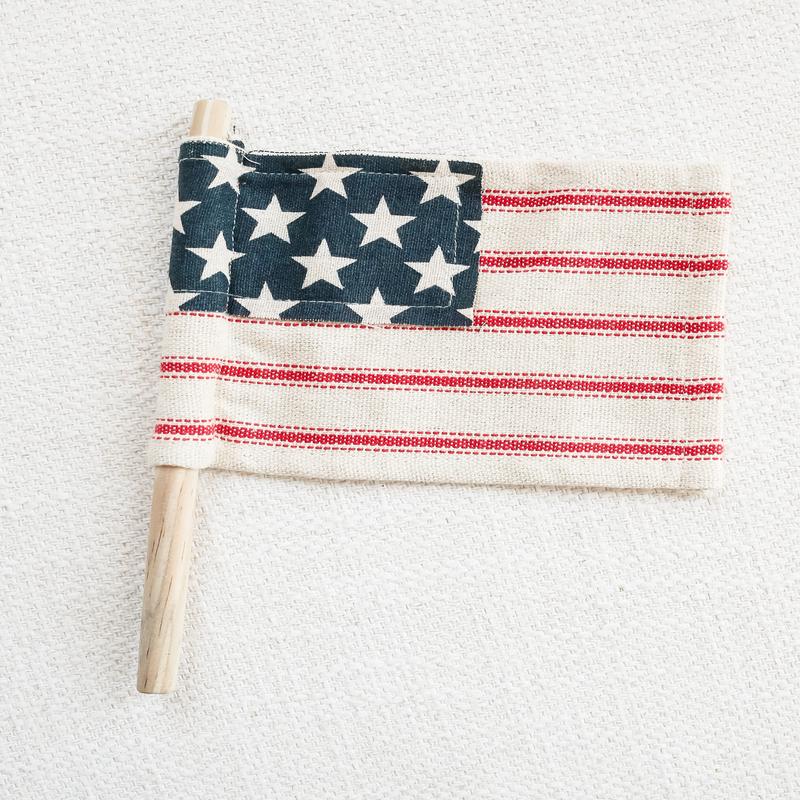 Mini Fabric American Flag