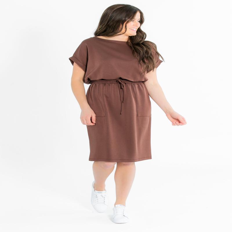 Modal Silky Short Sleeve Dress - FINAL SALE