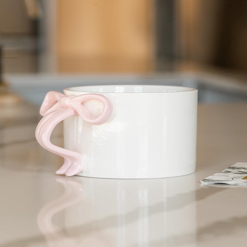 Pink Bow 15oz Ceramic Coffee Mug