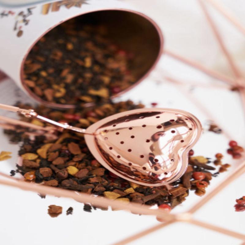 Rose Gold-Plated Stainless Steel Tea Infuser - FINAL SALE