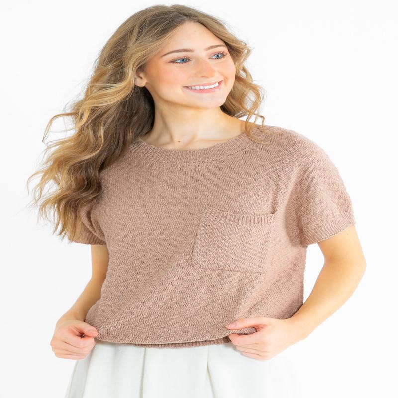 Suki Front Pocket Lightweight Sweater Top - FINAL SALE