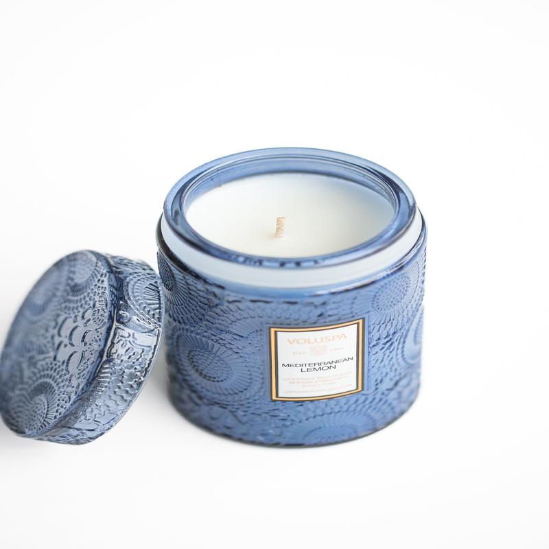 Voluspa Mediterranean Lemon 5.5oz Small Jar Candle