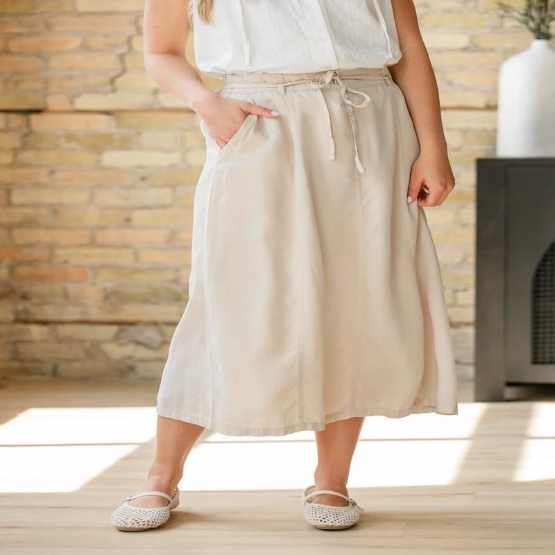 Alice Panel A-line Maxi Skirt - FINAL SALE