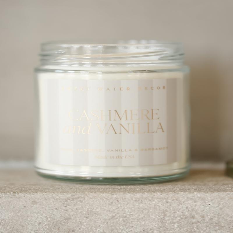 Cashmere and Vanilla 9 oz Soy Candle