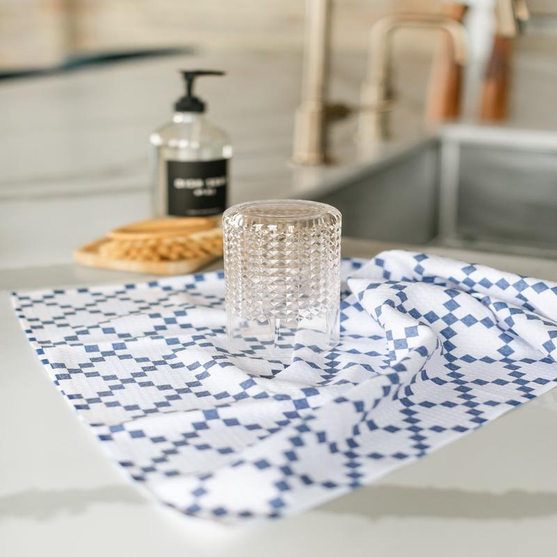 Geometry Sabbath Diamond Kitchen Tea Towel