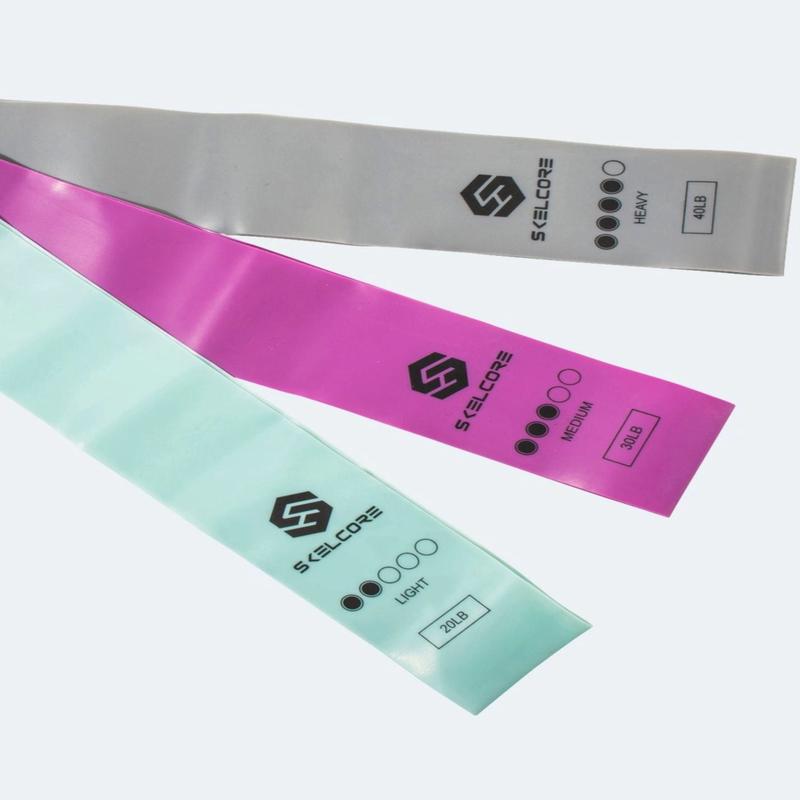 Latex-Free Fitness Loop Bands 3pc Set