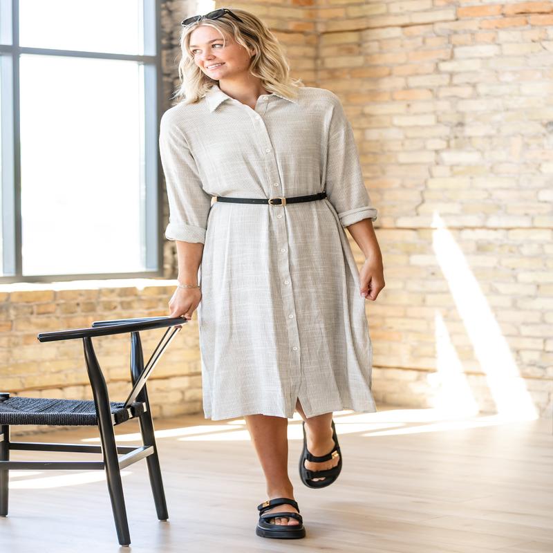 Mojave Duster Shirt Midi Dress - FINAL SALE