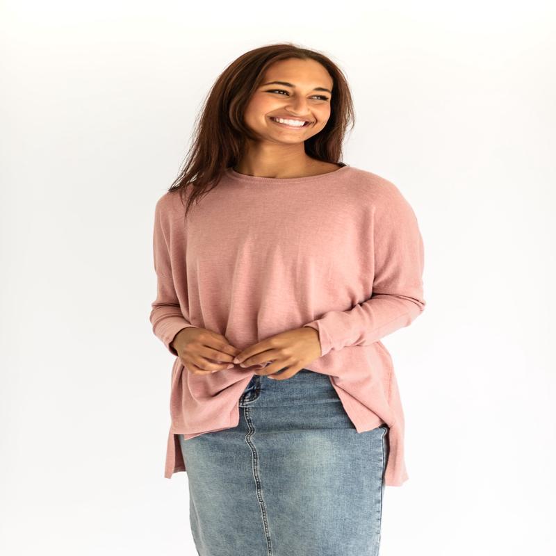 Soft Touch Drop Shoulder Sweater - FINAL SALE