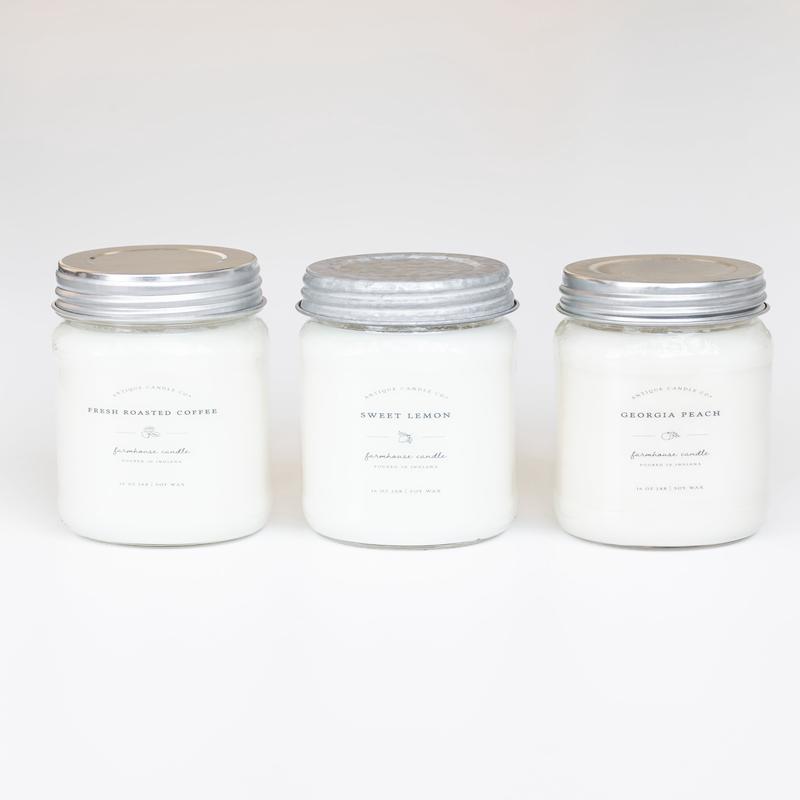 Soy Wax Mason Jar Candle 16oz - FINAL SALE