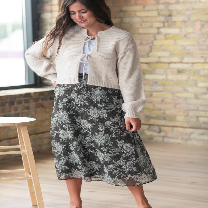 Botanical Garden Midi Skirt - FINAL SALE