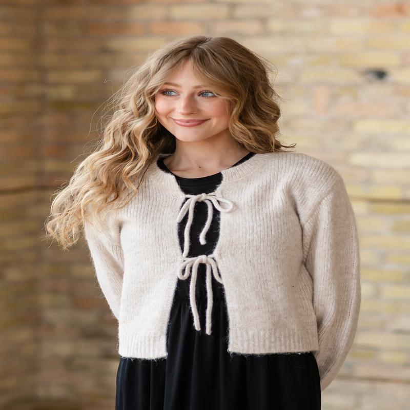 Bow Front Sweater - FINAL SALE