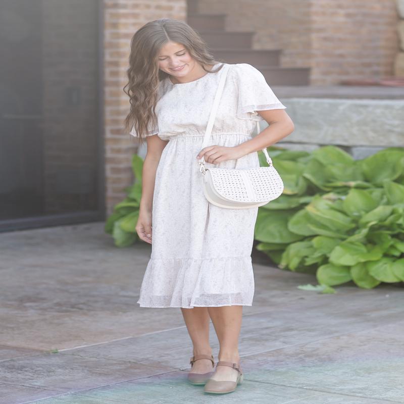 Flutter Sleeve Midi Dress - FINAL SALE