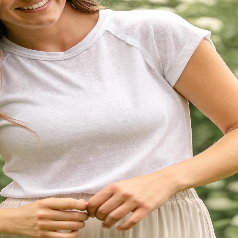 Ivy Lightweight Cap Sleeve Tee - FINAL SALE