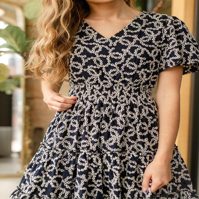 Jemma V-neck Midi Dress - FINAL SALE