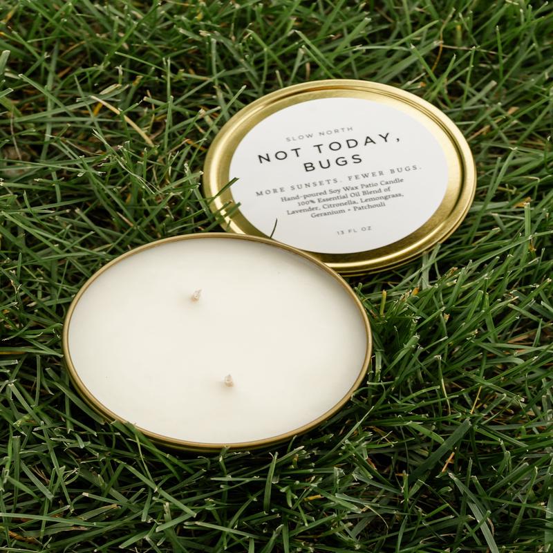 Not Today, Bugs Mosquito Candle - FINAL SALE