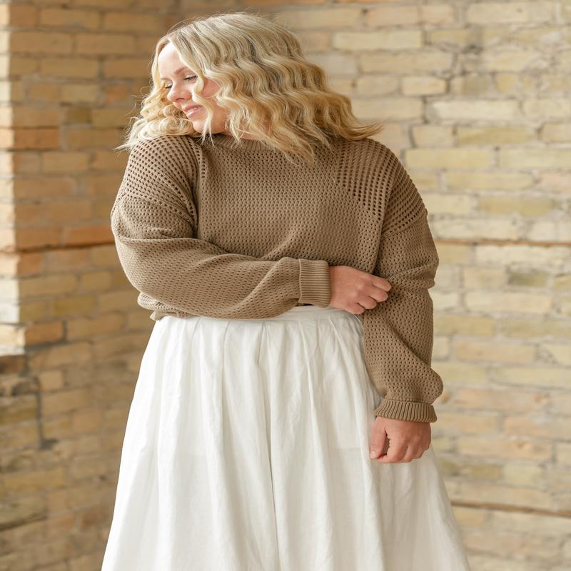 Thread & Supply Jasmine Open Knit Sweater