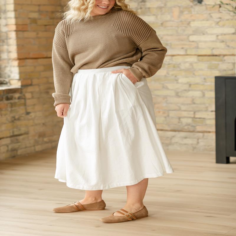 Thread & Supply Lydia Linen Blend Maxi Skirt - FINAL SALE