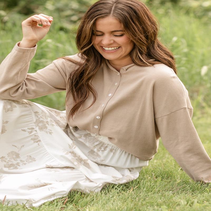 Toby Button Front Cardigan - FINAL SALE