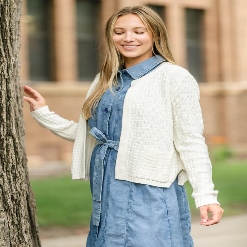 Chunky Knit Open Front Cardigan - FINAL SALE