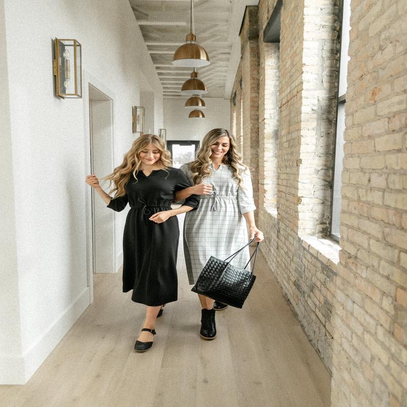 DOORBUSTER - Monica Tie Waist Midi Dress - FINAL SALE