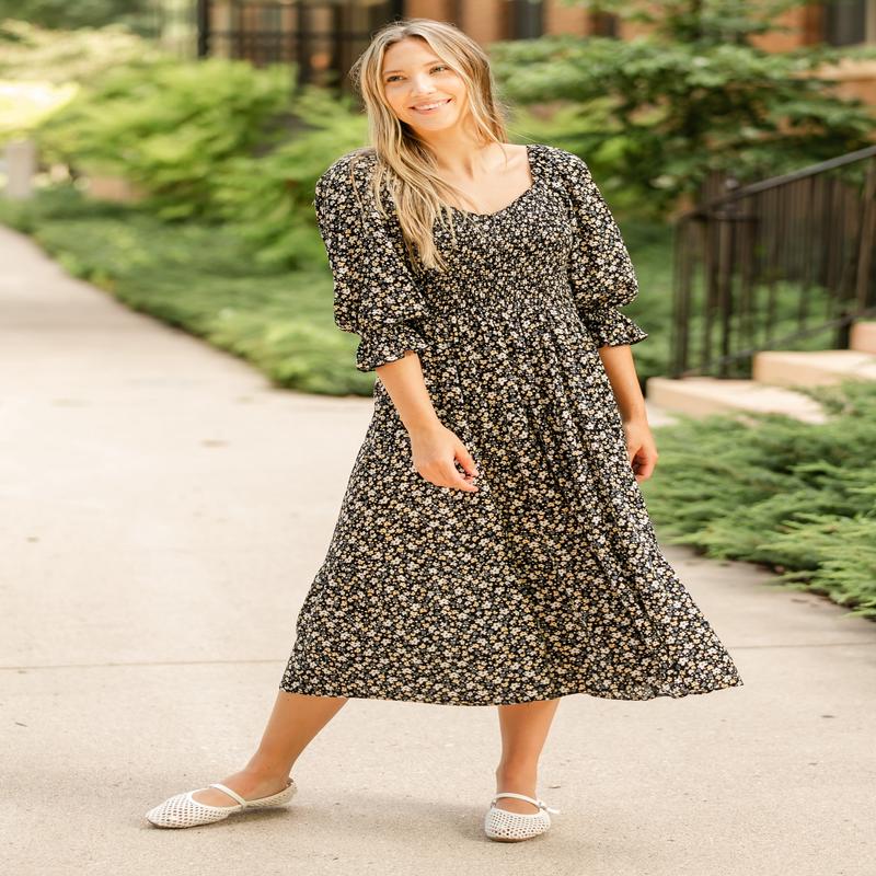 Harlow 3/4 Sleeve Dress