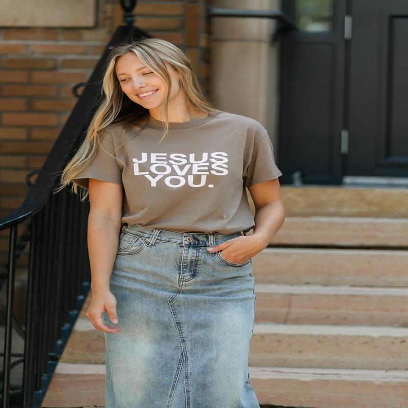 Jesus Loves You Graphic T-shirt
