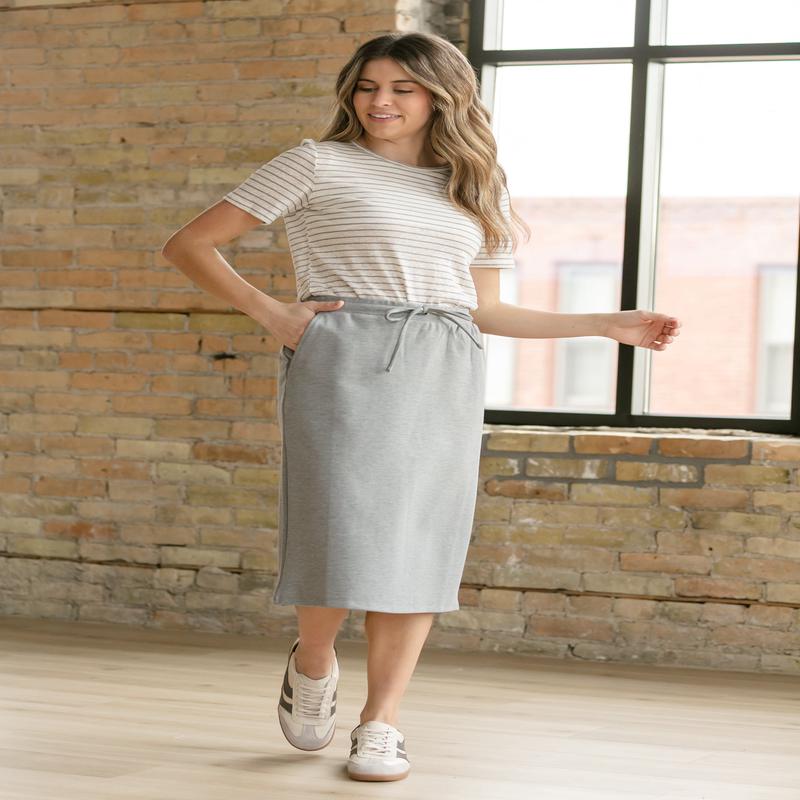 Jordan Knit Midi Skirt